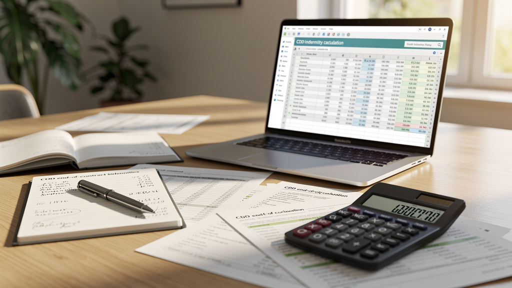 Comment calculer l'indemnité fin de contrat CDD facilement